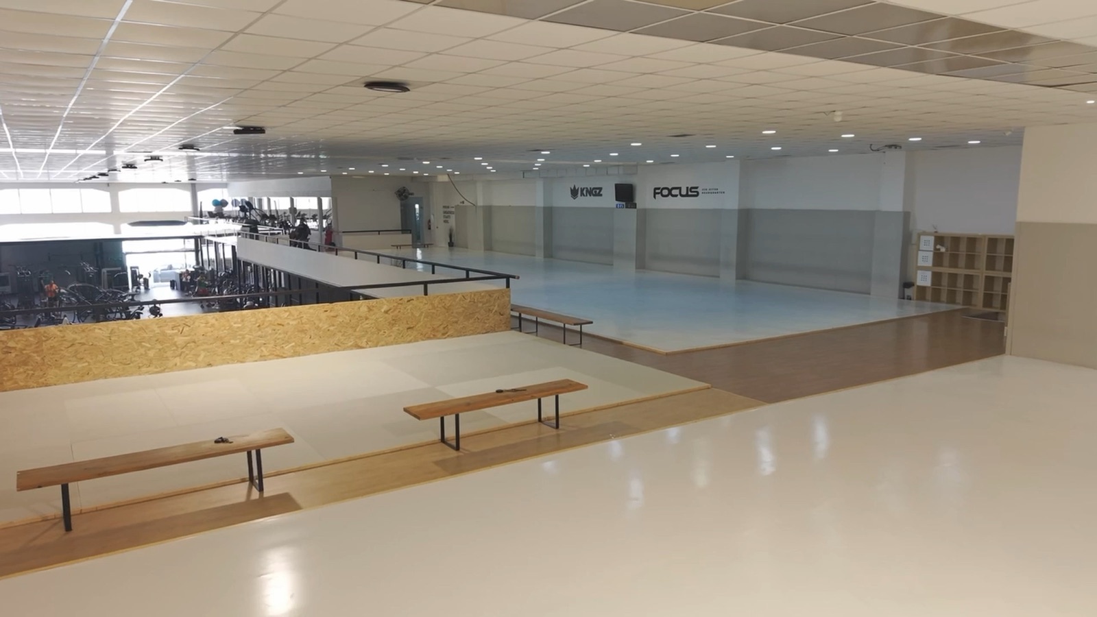 The Focus Jiu Jitsu space with its brand logo
